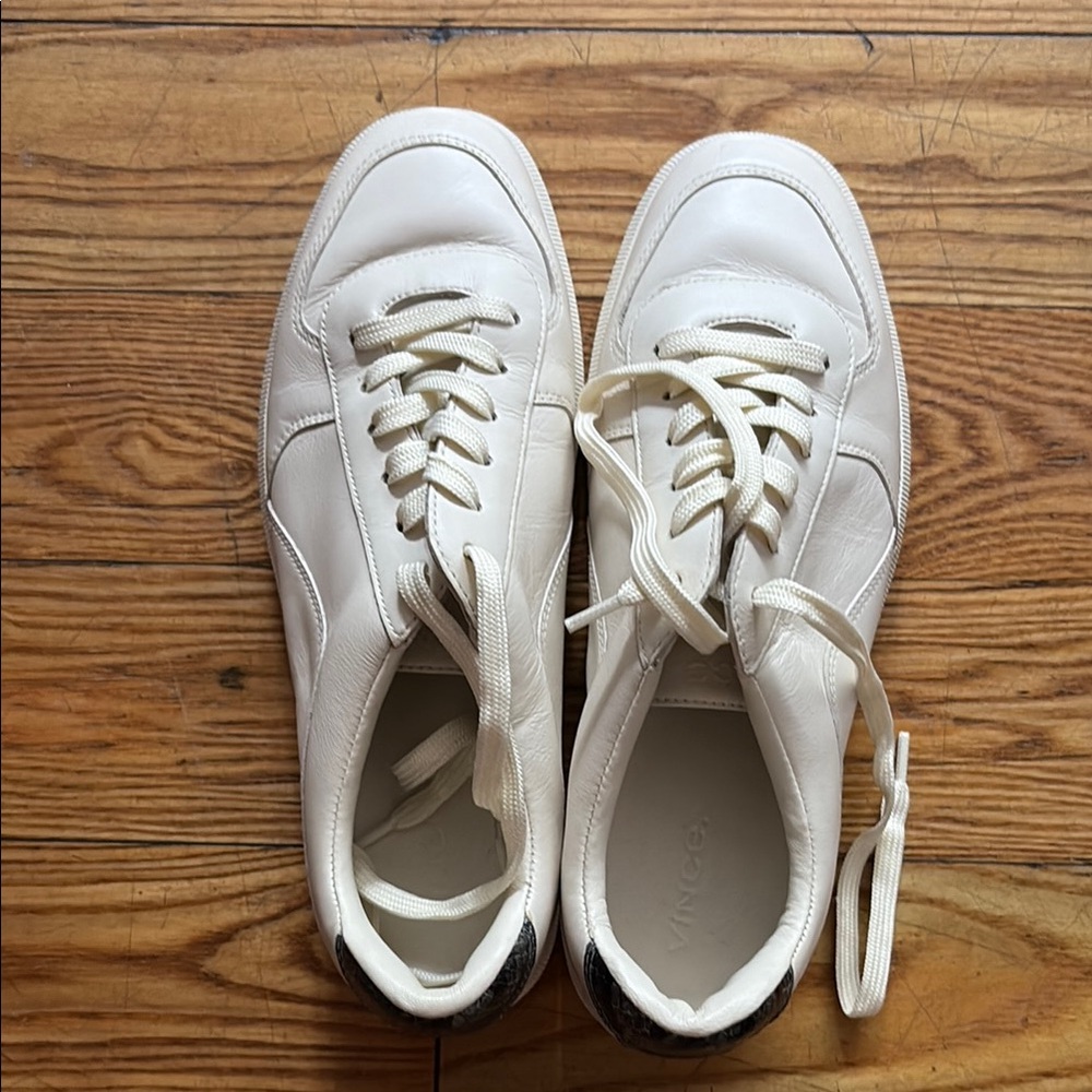 White Leather Sneakers